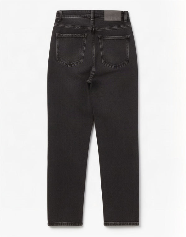 Calça jeans feminina cintura alta Zara EU 36 XS W26 L27 algodão preto