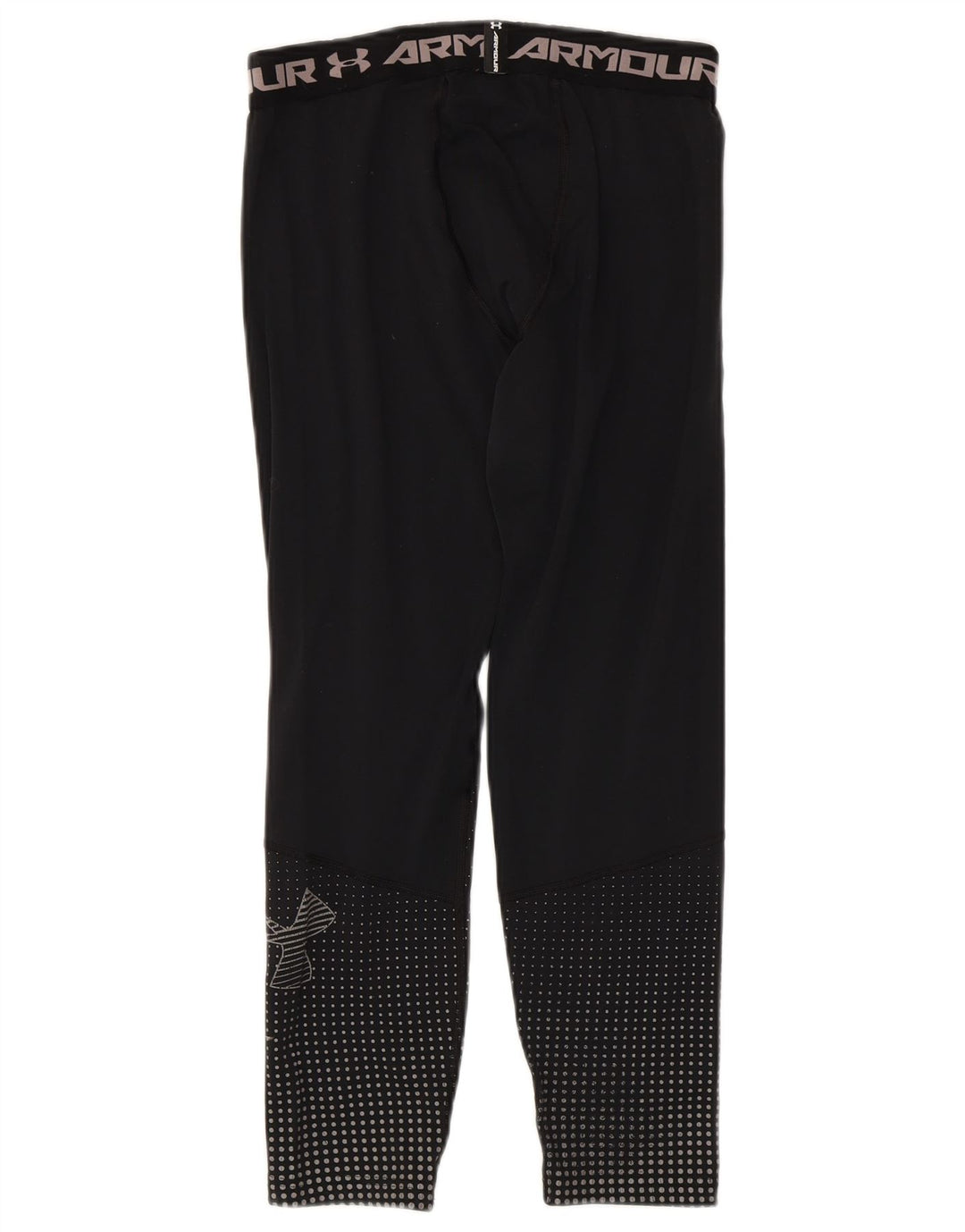 Under Armour Boys Cold Gear Graphic Leggings 13-14 anos XL preto poliéster