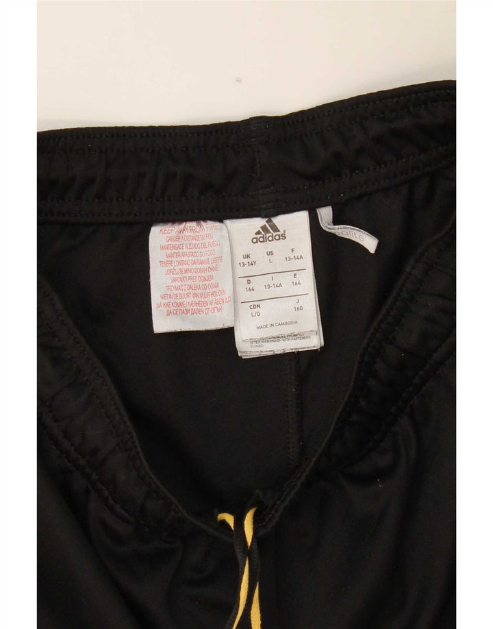 Calças de treino Adidas Boys Climalite 13-14 anos preto poliéster