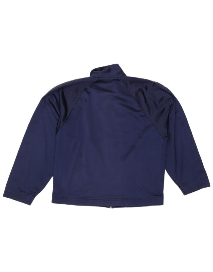Jaqueta masculina de agasalho gráfico Champion XS azul marinho colorblock