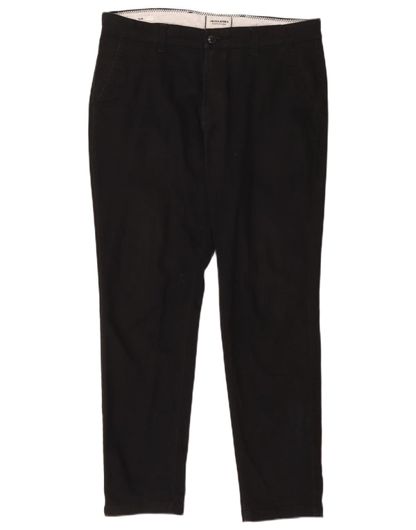Calça Chino Masculina Slim Fit Jack & Jones W34 L32 Preta