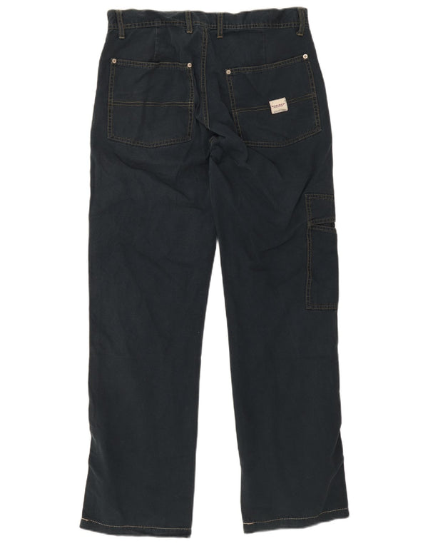 Jeans retos masculinos Woolrich W32 L32 algodão azul marinho