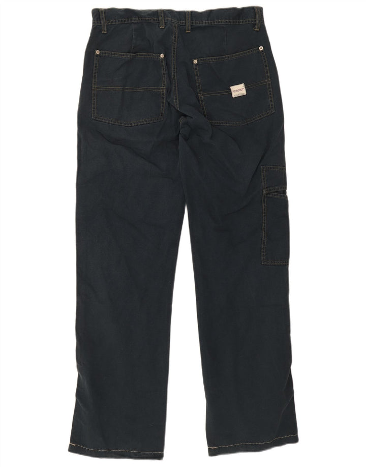 Jeans retos masculinos Woolrich W32 L32 algodão azul marinho