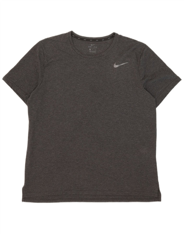Camiseta Nike Masculina Dri Fit Top XL Cinza Poliéster