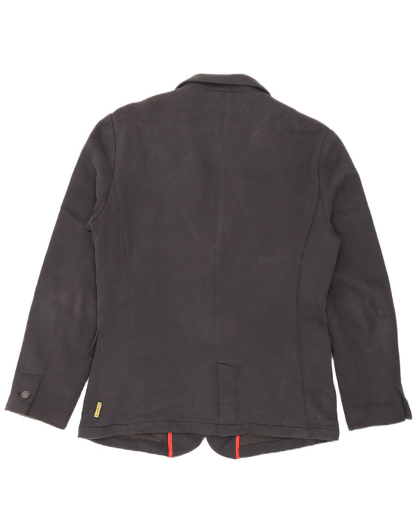 Jaqueta Blazer Masculina Armani Jeans com 2 Botões Reino Unido 44 2XL Algodão Cinza