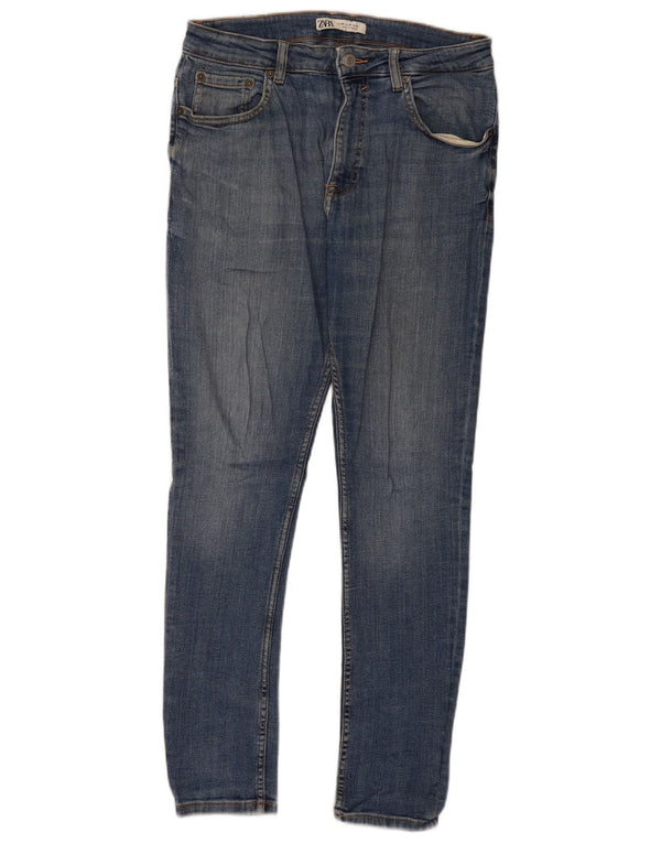Zara Jeans Skinny Masculino EU 40 Médio W31 L30 Azul