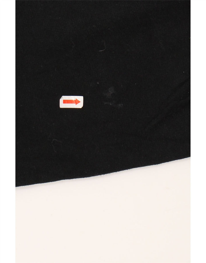 PUMA Womens Tracksuit Top Jacket UK 18 XL Algodão Preto