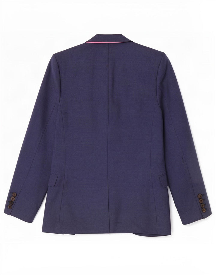 Jaqueta blazer masculina de 2 botões Jack Wills Reino Unido 36 pequena azul marinho