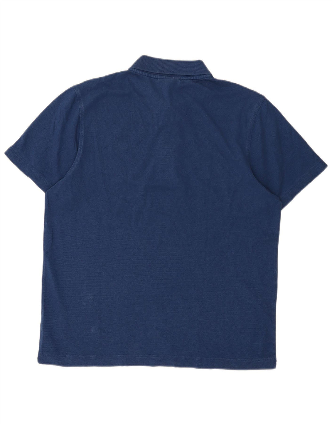 Camisa polo masculina Lacoste tamanho 5 grande algodão azul marinho