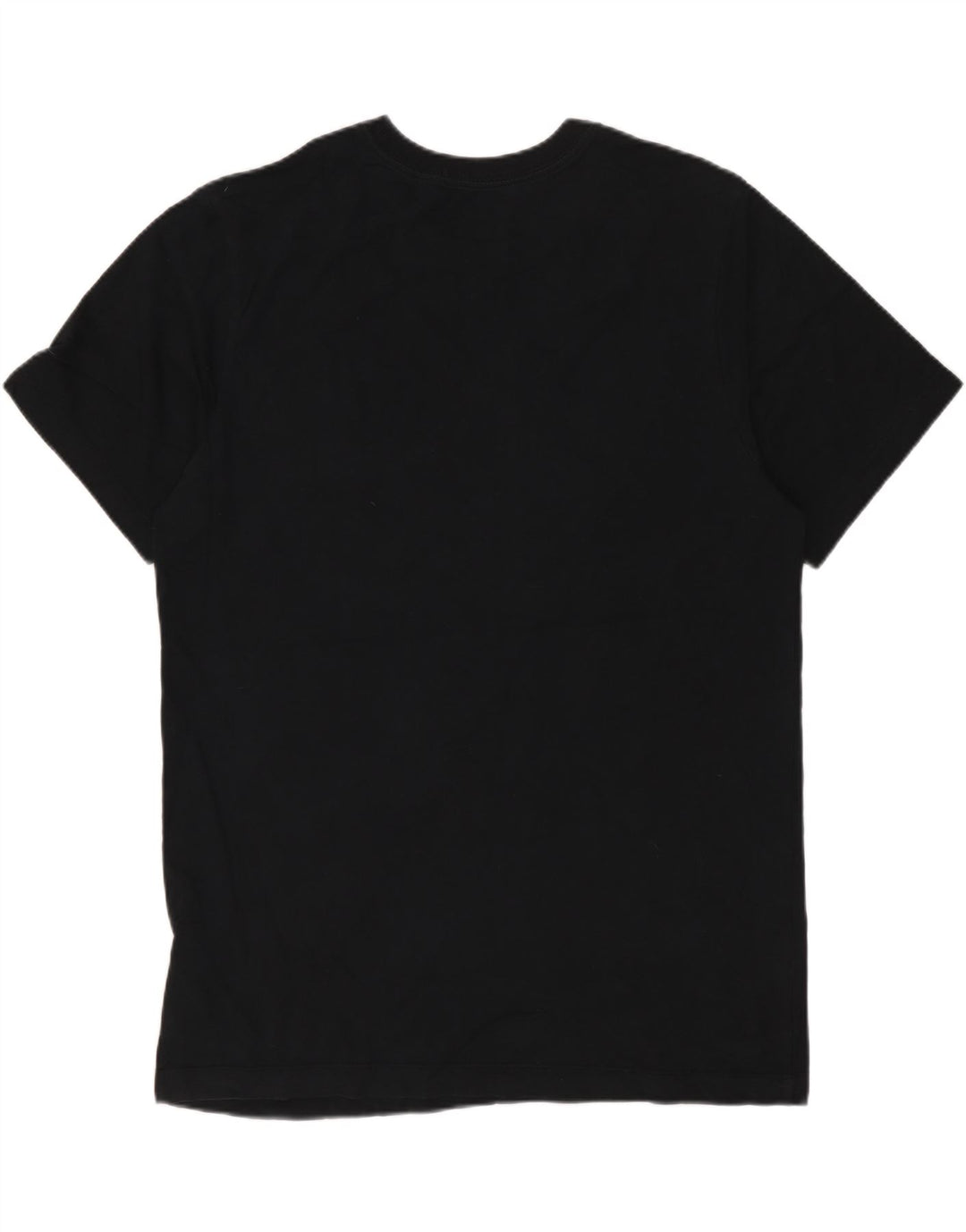 Camiseta Nike masculina Swoosh gráfica top médio algodão preto