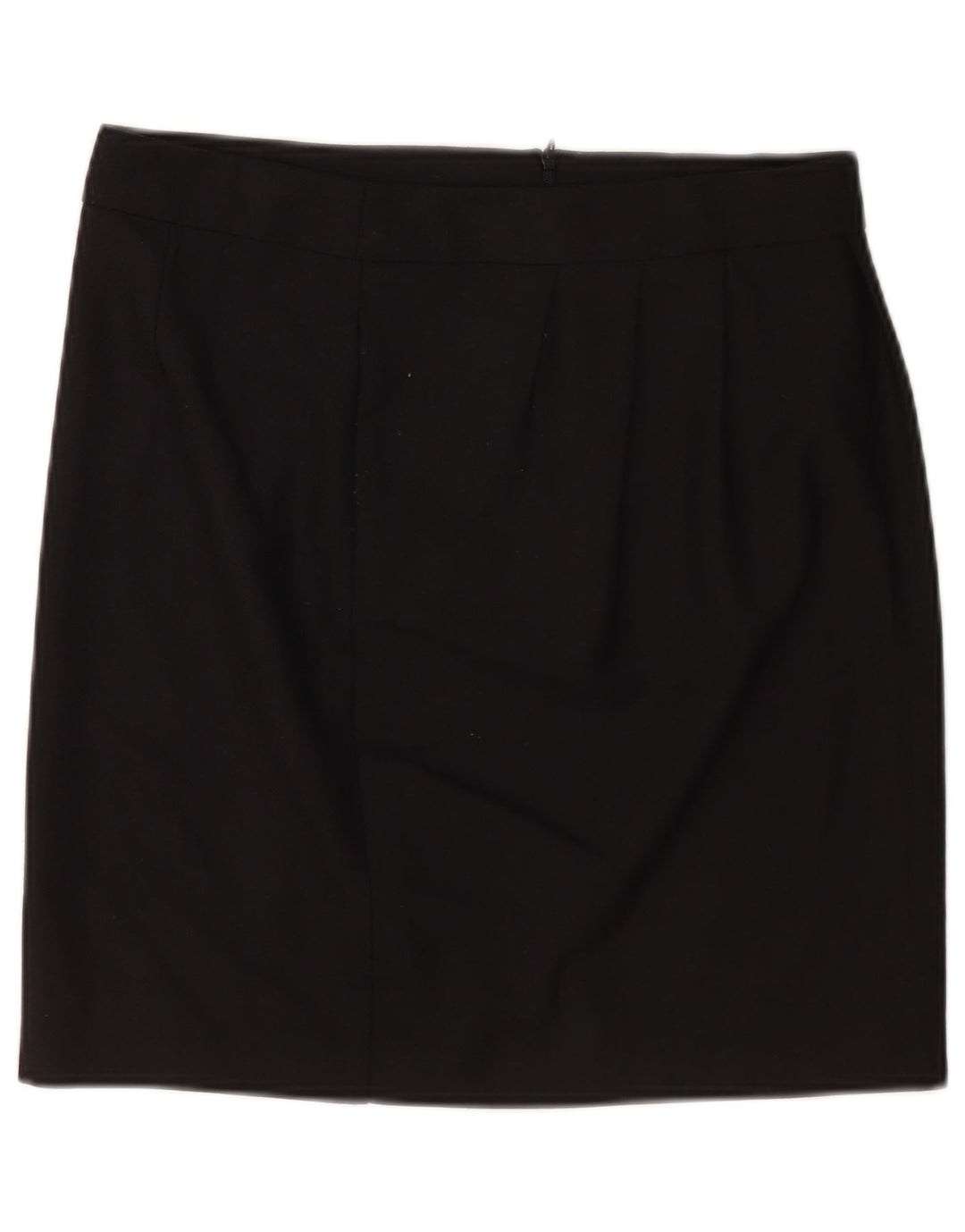 Minissaia feminina Moschino UK 12 médio W30 poliéster preto