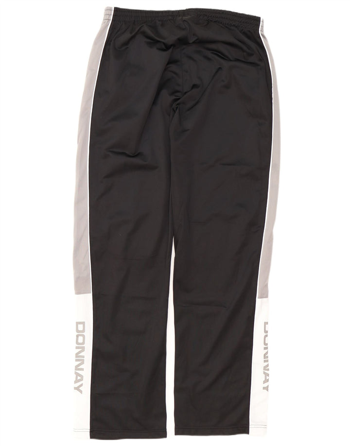 Calça de treino masculina Donnay XL preto Colourblock poliéster