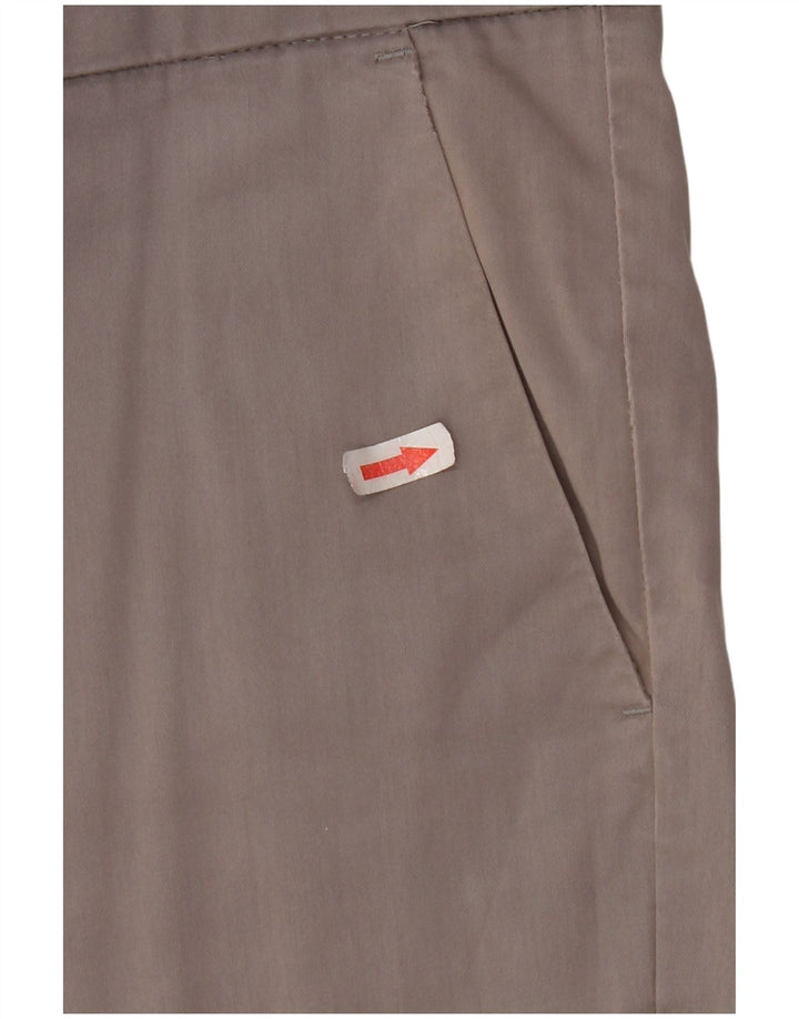 Calças Dockers Mens Regular Fit Chino W36 L32 Algodão Cinza