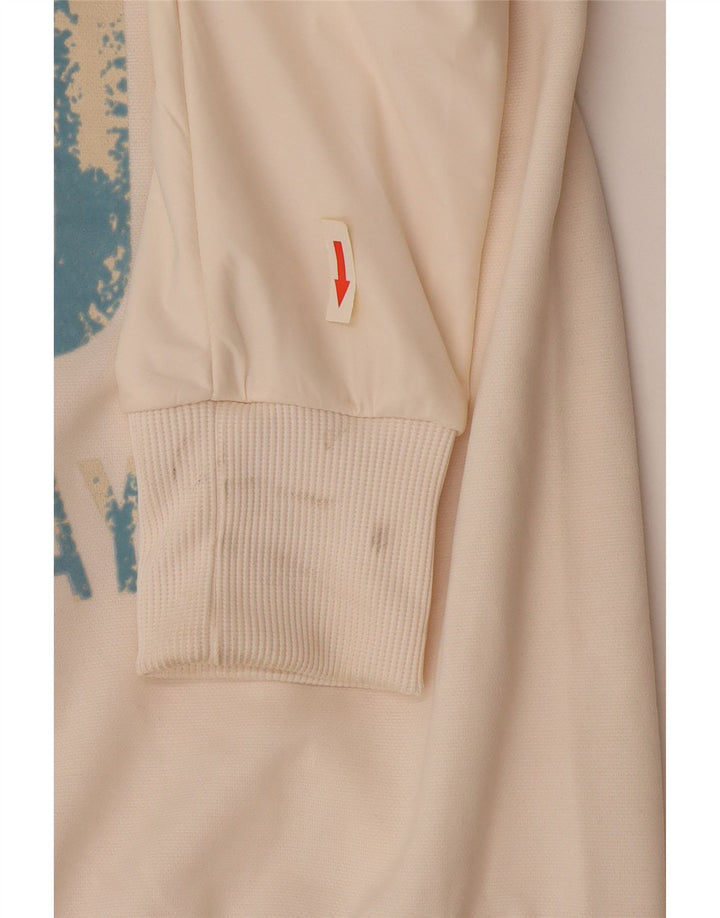 Jaqueta Puma Feminina Graphic Tracksuit UK 6 XS Poliéster Branco