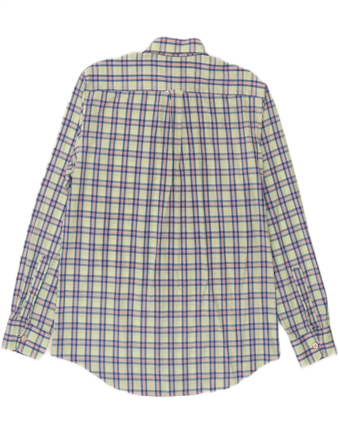 Camisa masculina GANT Regular Fit de algodão xadrez verde médio