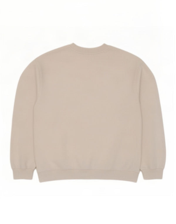 Zara moletom feminino jumper UK 16 grande algodão branco