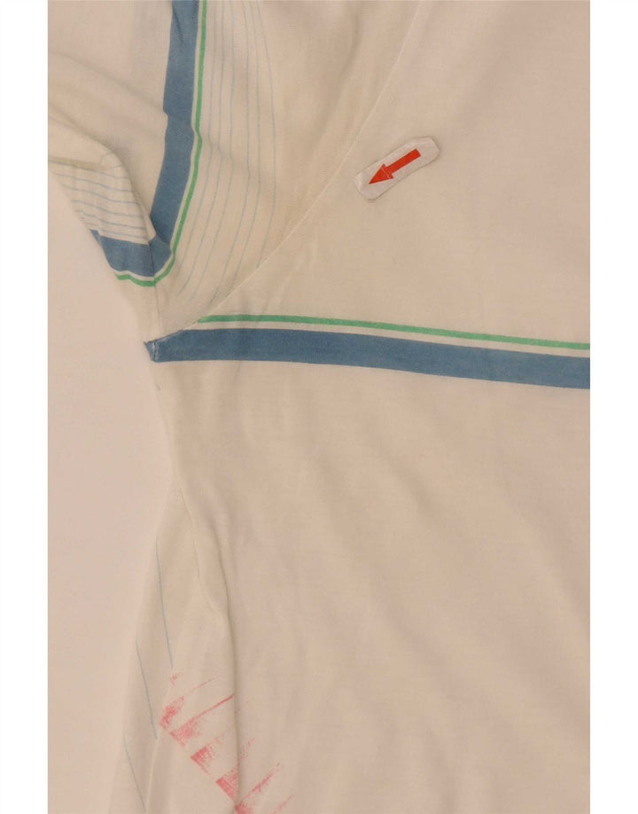 Polo masculino AUSTRALIAN L'ALPINA IT 48 médio branco geométrico