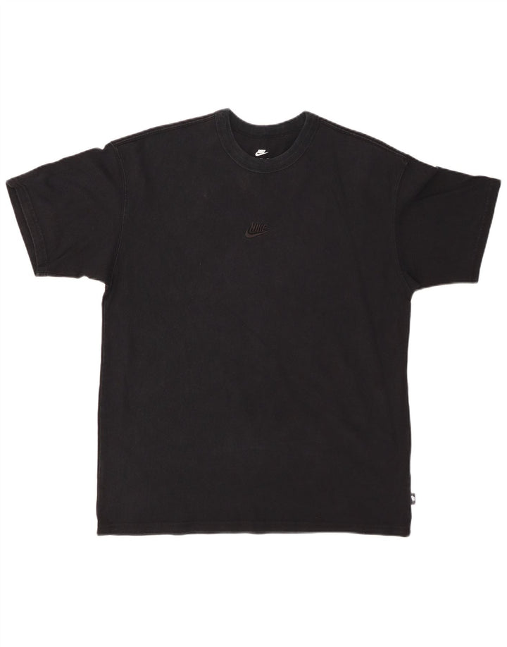 Camiseta masculina Nike Loose Fit Top Médio Algodão Preto