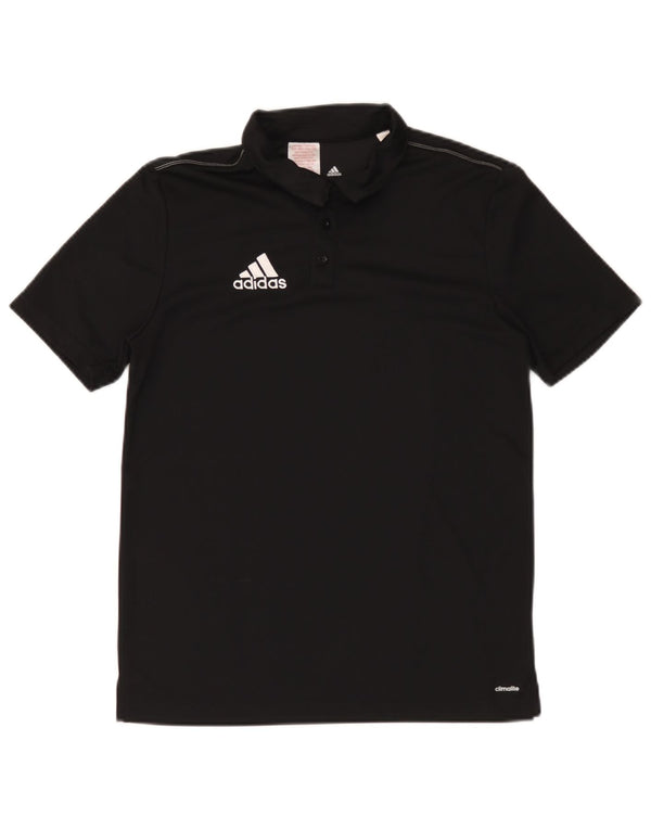 Polo Adidas Menino Climalite 13-14 Anos Preto Poliéster