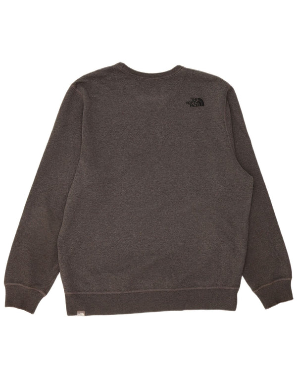 The North Face Mens Graphic Moletom Jumper XL Cinza Algodão