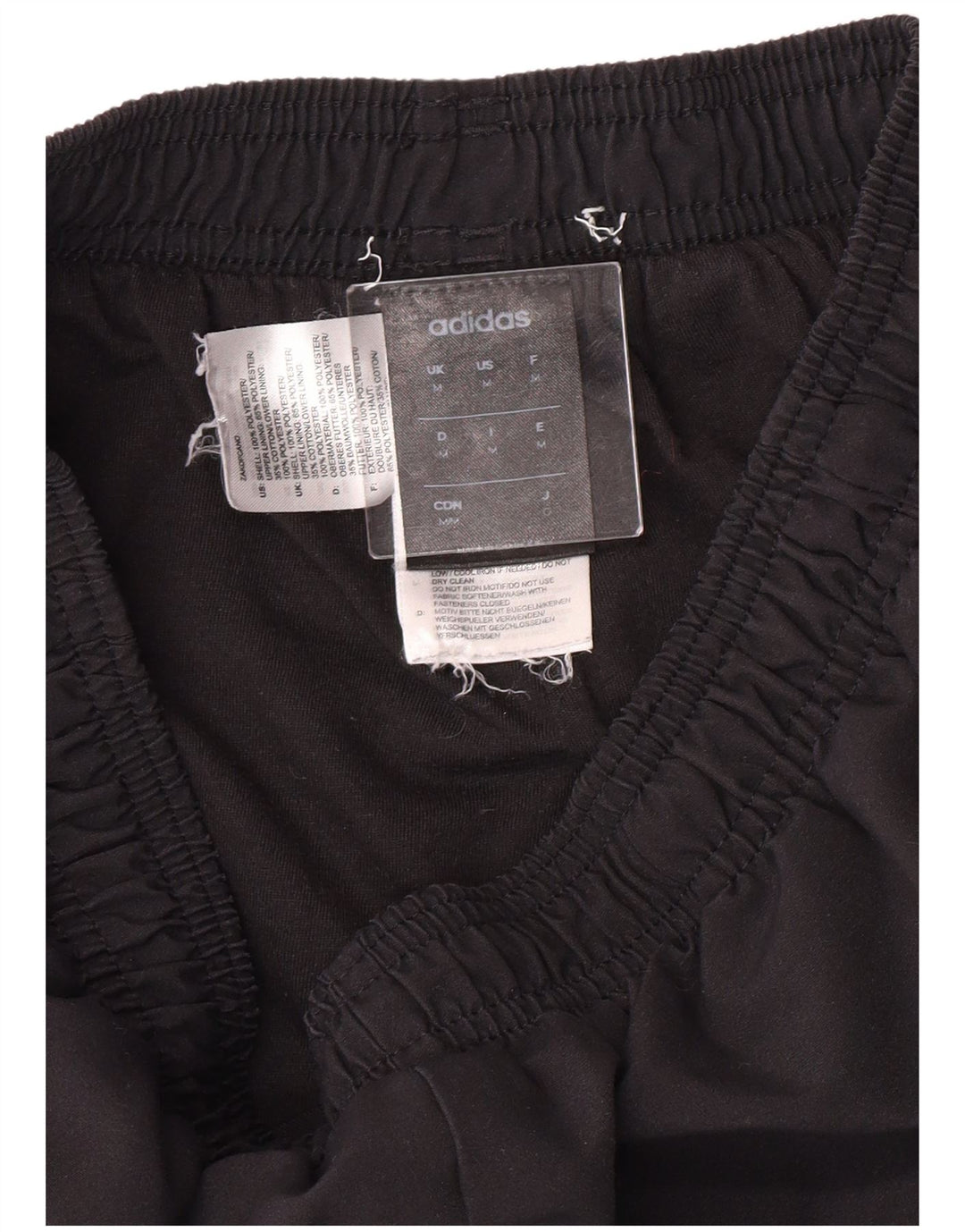 Calça Adidas Mens Treino Médio Preto Listrado Poliéster