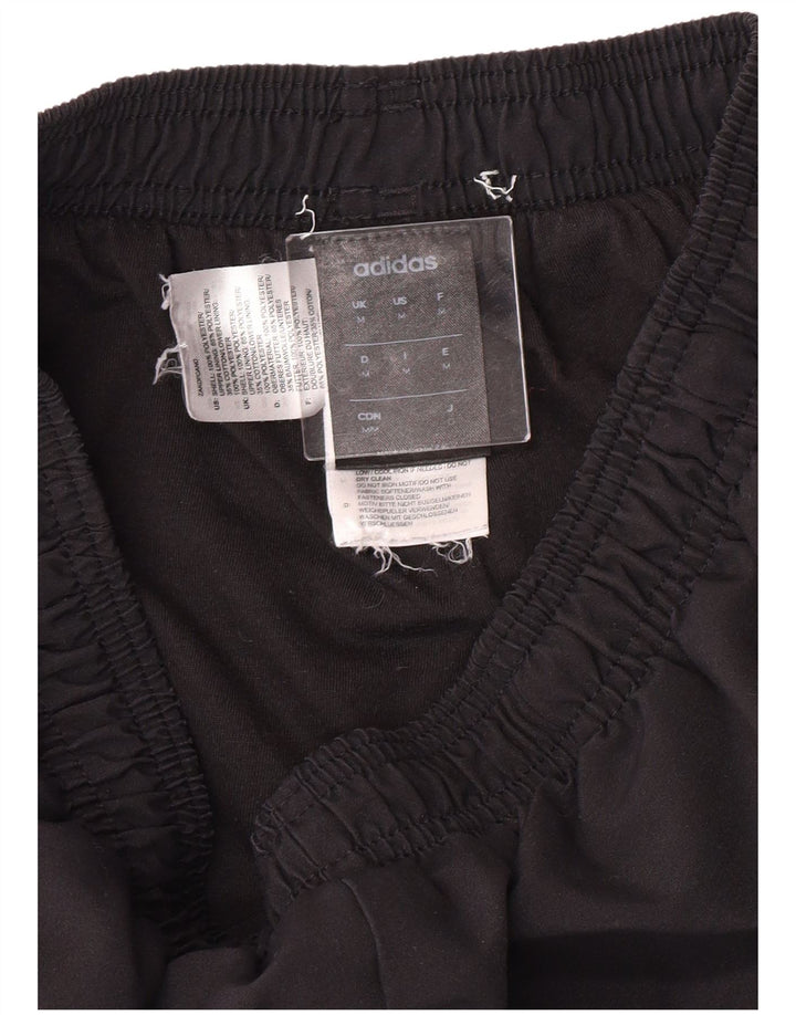 Calça Adidas Mens Treino Médio Preto Listrado Poliéster