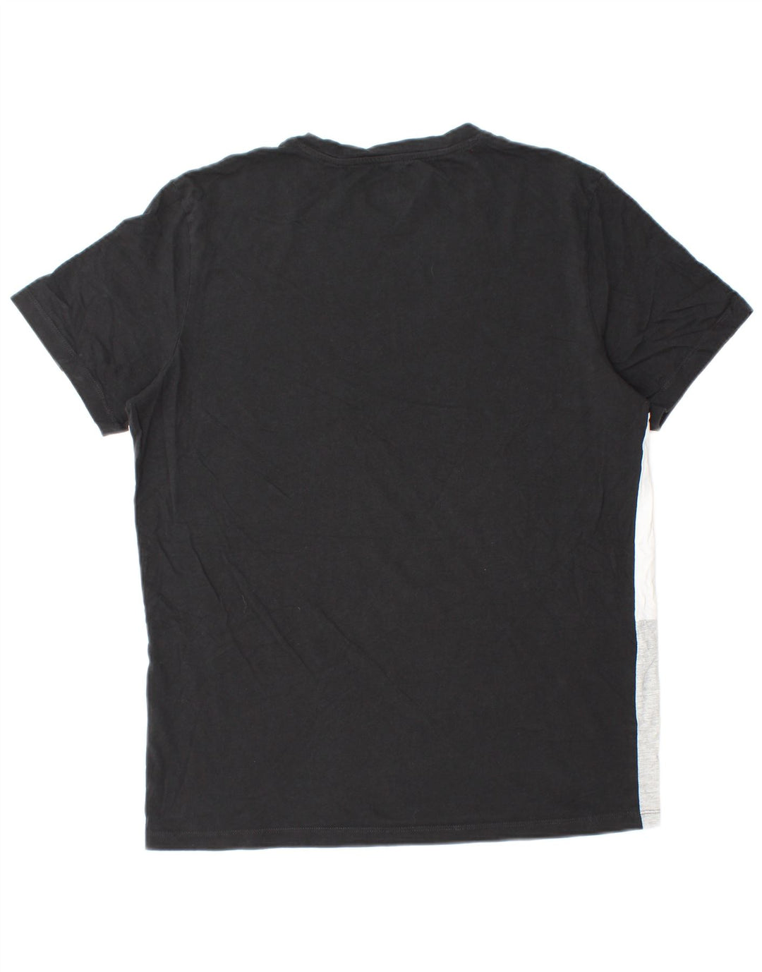 Camiseta masculina Jack & Jones grande bloco colorido preto
