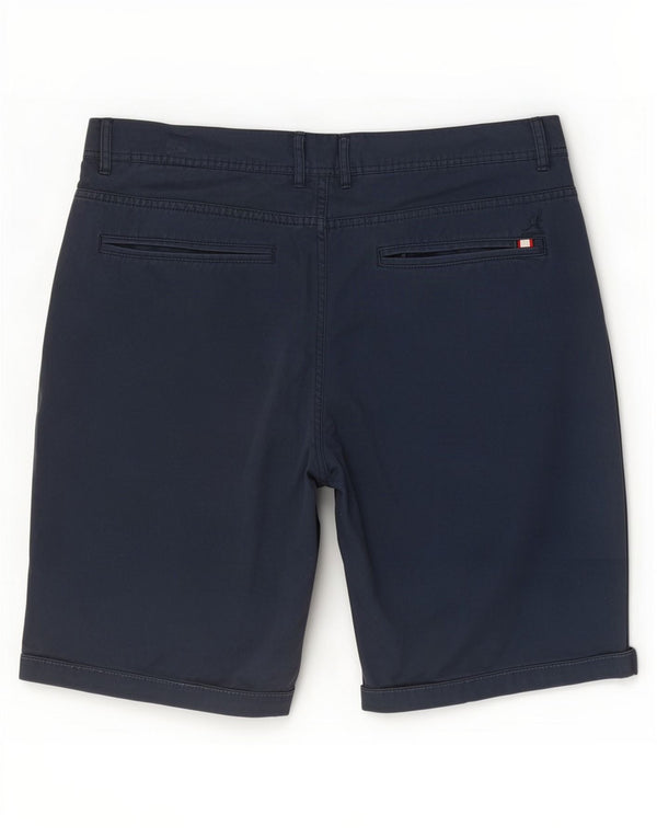 Kangol Mens Chino Shorts Grande W36 Azul Marinho Algodão
