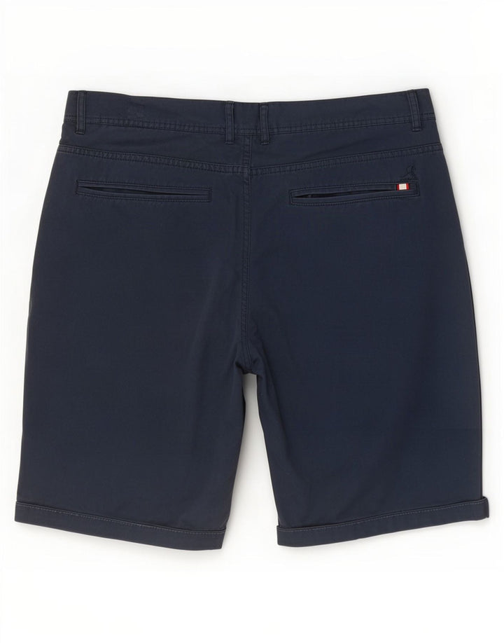 Kangol Mens Chino Shorts Grande W36 Azul Marinho Algodão
