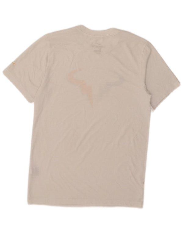 Camiseta Nike Masculina Dri Fit Graphic Top Pequeno Poliéster Branco