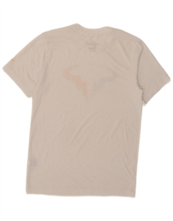 Camiseta Nike Masculina Dri Fit Graphic Top Pequeno Poliéster Branco