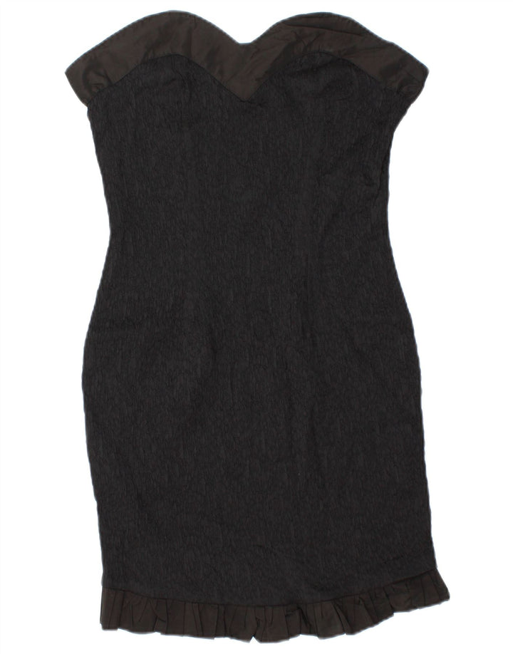 Mini vestido sem alças Aurelio Zepino feminino IT 46 grande preto