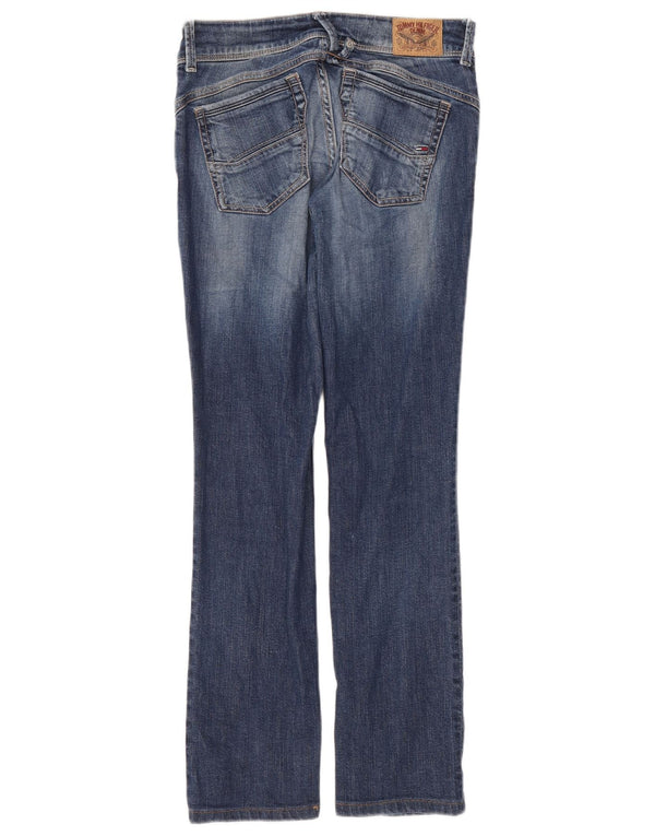 Tommy Hilfiger feminino Victoria cintura baixa jeans retos W27 L29 azul