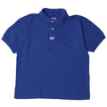 Camisa polo masculina LEVI'S grande algodão azul