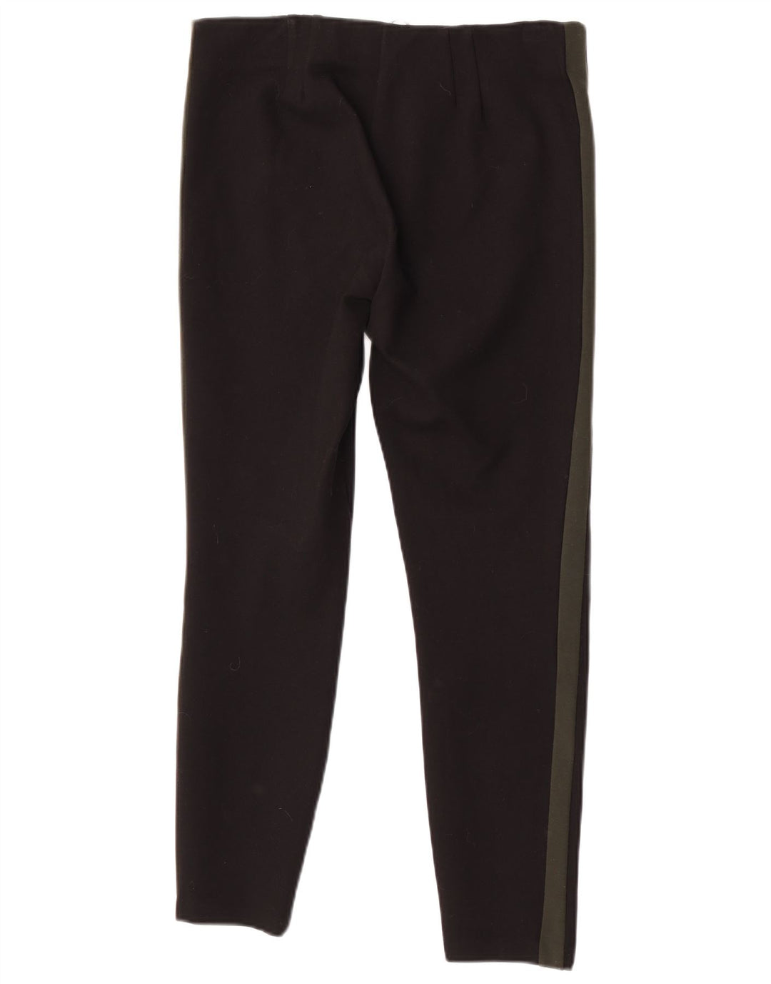 Zara Womens Trafaluc Leggings UK 14 Grande Preto Colourblock Poliéster