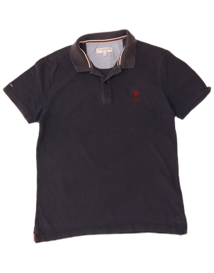 US Polo Assn. Camisa Polo Masculina Média Azul Marinho Algodão