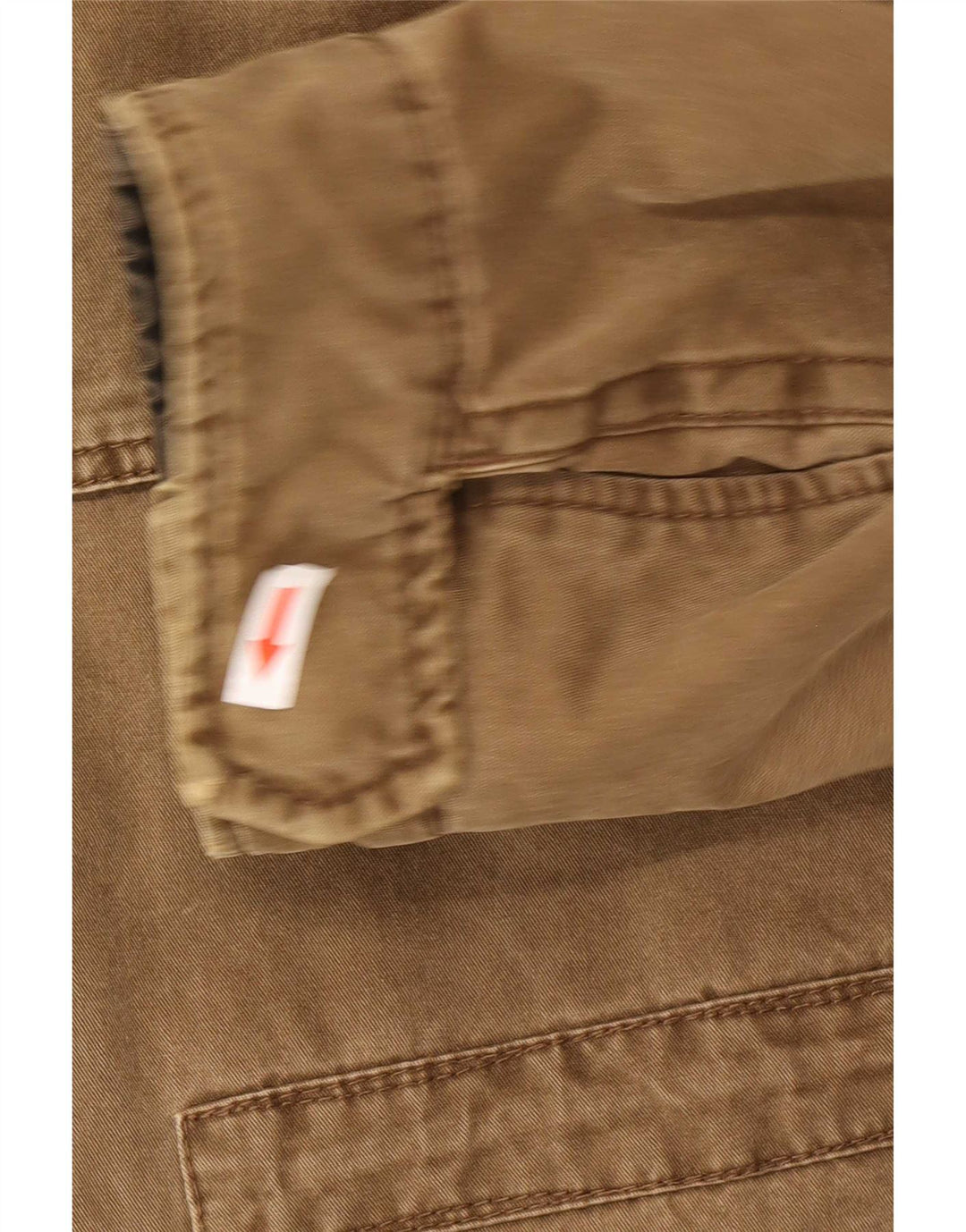 Jaqueta militar masculina Camel Active IT 56 3XL algodão marrom