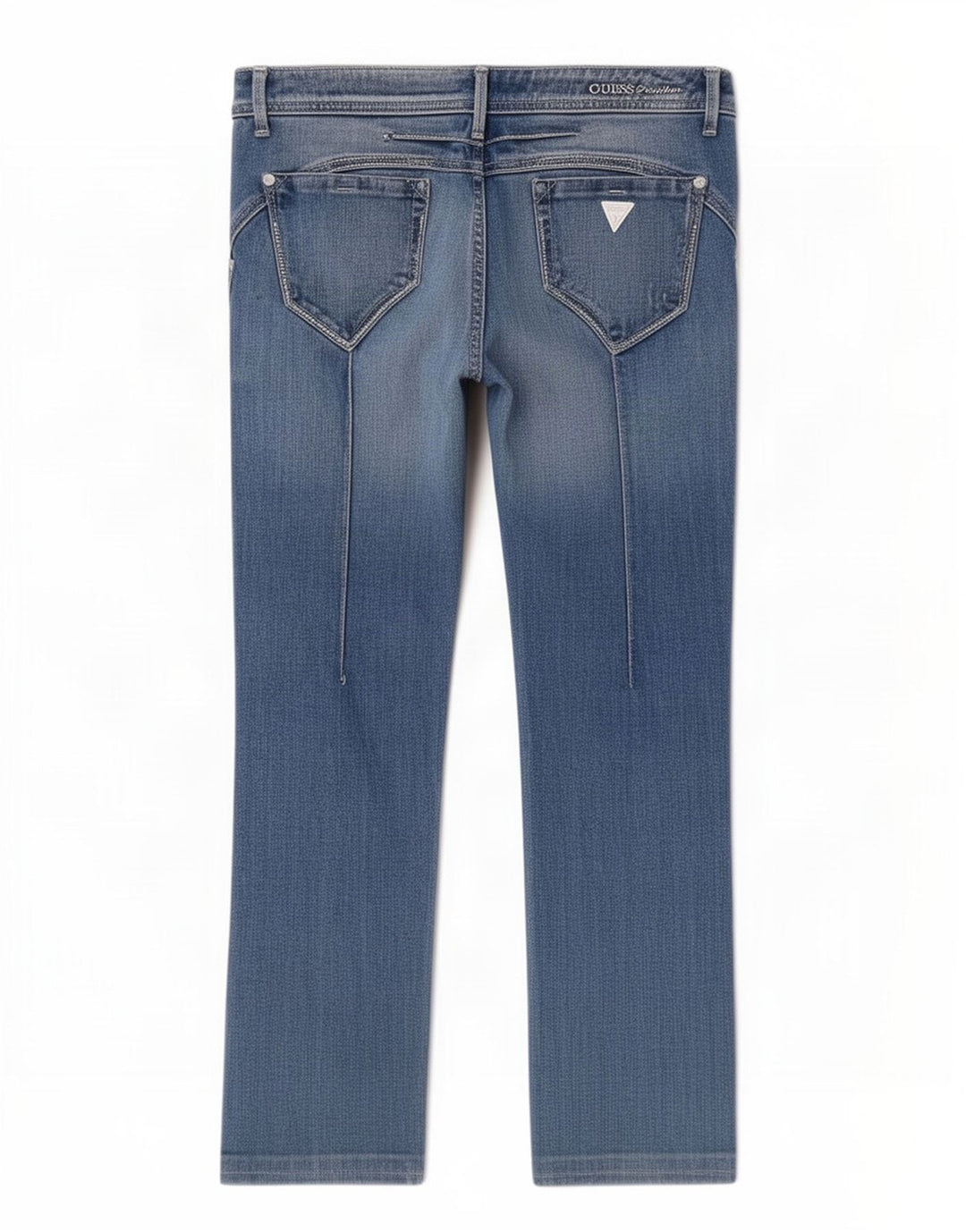 Guess Jeans retos femininos W29 L27 algodão azul