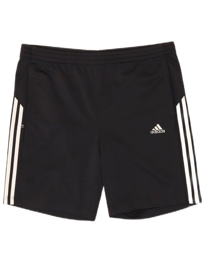 Shorts esportivos masculinos ADIDAS grande poliéster preto