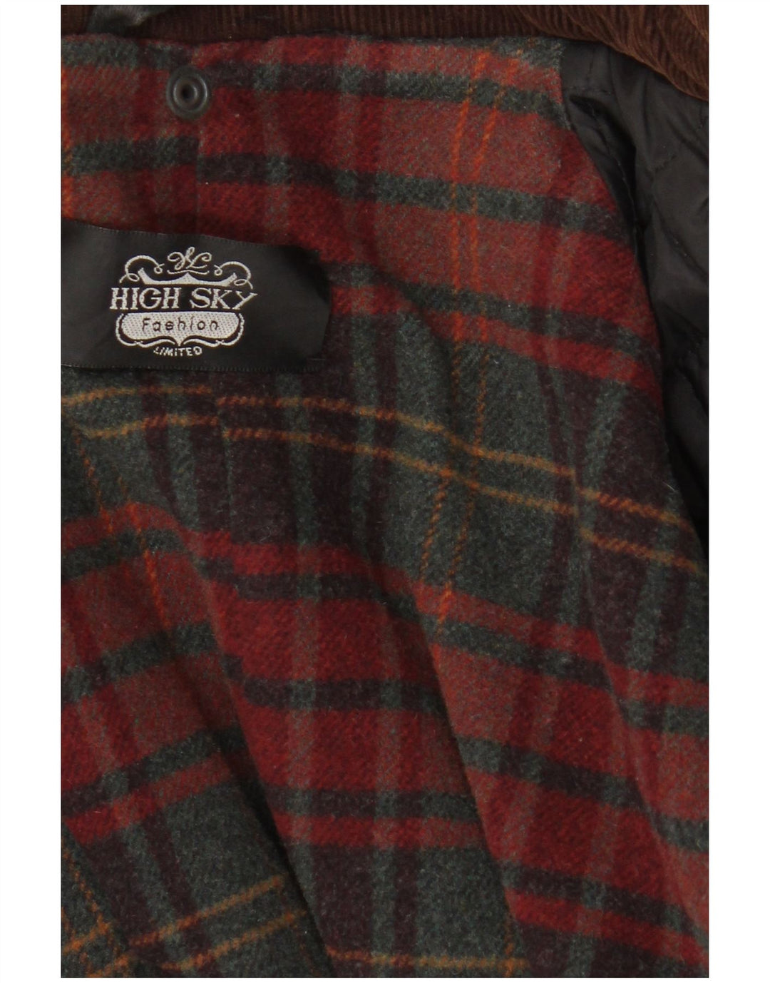 Sobretudo feminino de algodão encerado High Sky UK 18 XL preto