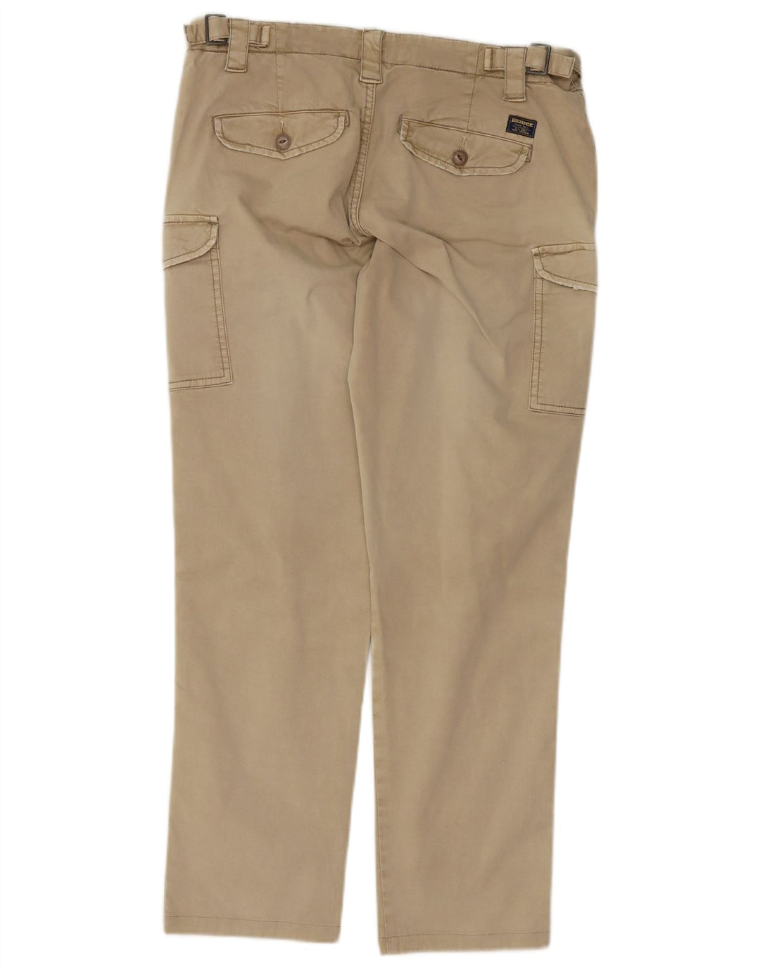 Calça cargo reta masculina BLAUER W31 L28 algodão bege