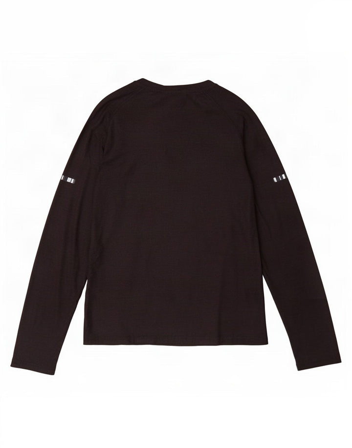 Russell Athletic Boys Dri-Power Top manga comprida 11-12 anos grande preto