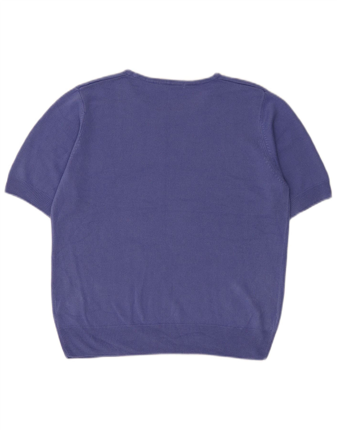 Suéter feminino Marks & Spencer com gola canoa Reino Unido 14 médio roxo