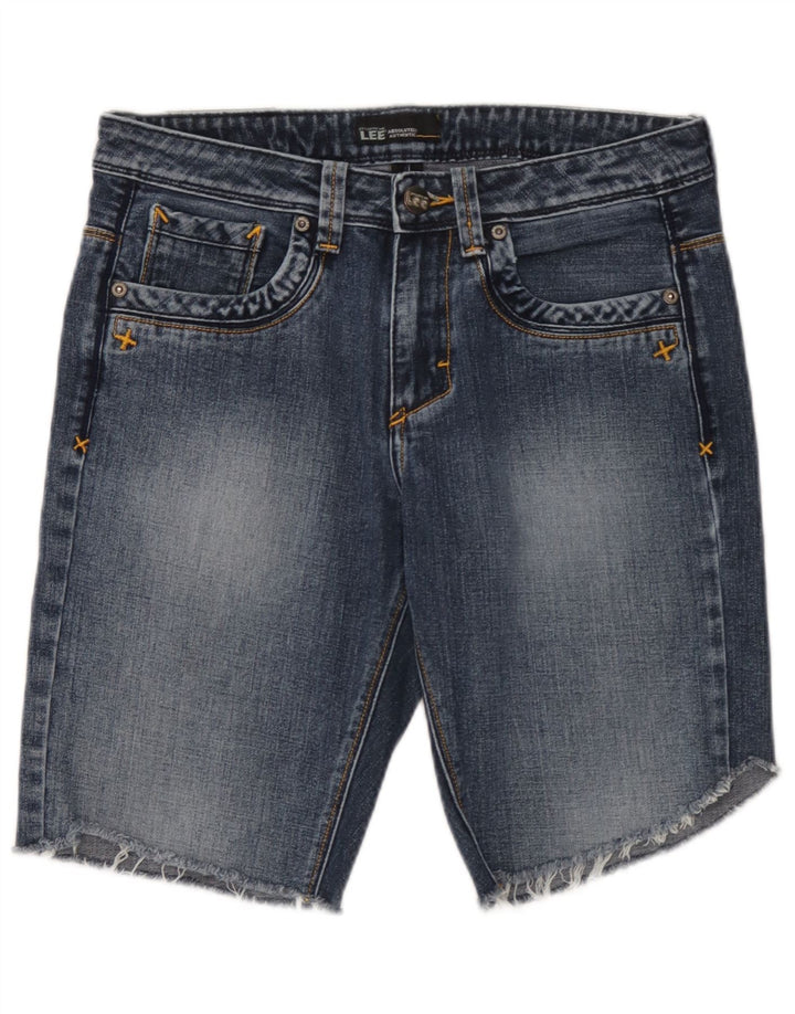 Shorts jeans masculino Lee W33 algodão azul médio