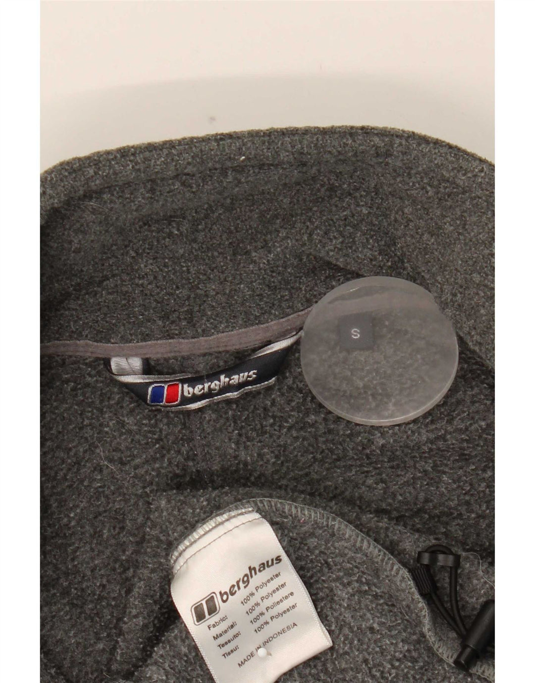 Berghaus Mens Liner Fleece Jacket UK 36 Pequeno Poliéster Cinza