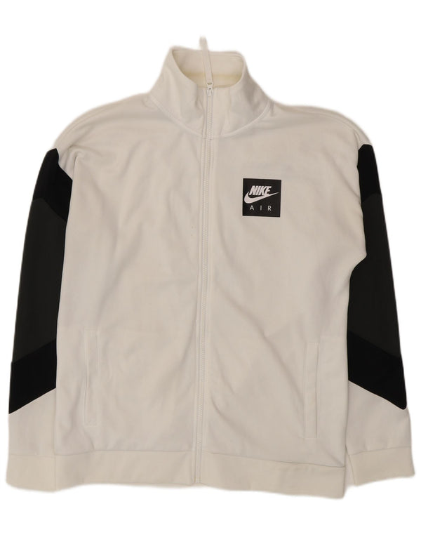 Jaqueta Nike Mens Graphic Tracksuit Top Médio Branco Colorblock Poliéster