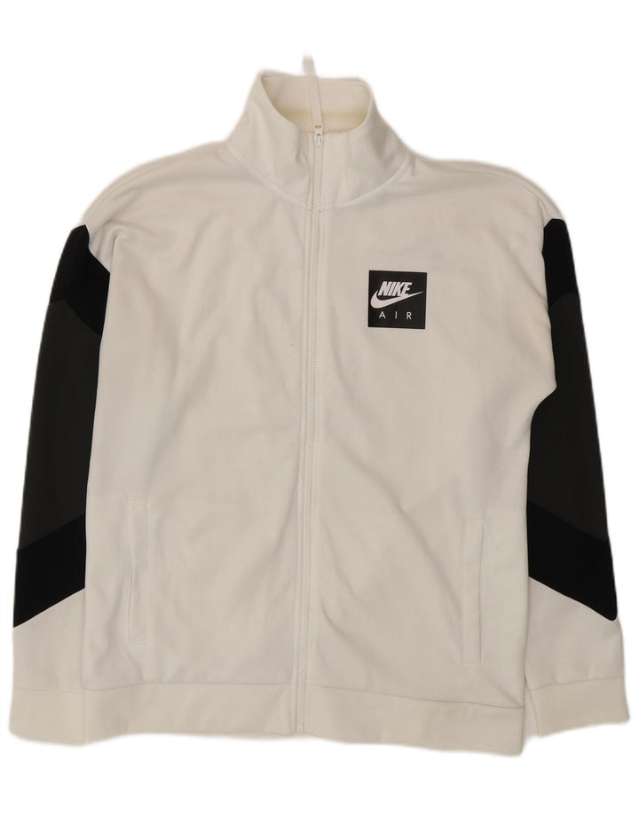 Jaqueta Nike Mens Graphic Tracksuit Top Médio Branco Colorblock Poliéster