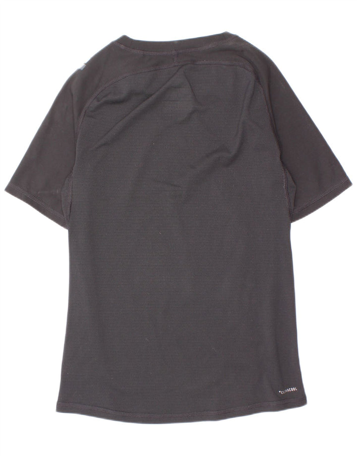 Camiseta Adidas Boys Climacool Top 11-12 Anos Preto Poliéster
