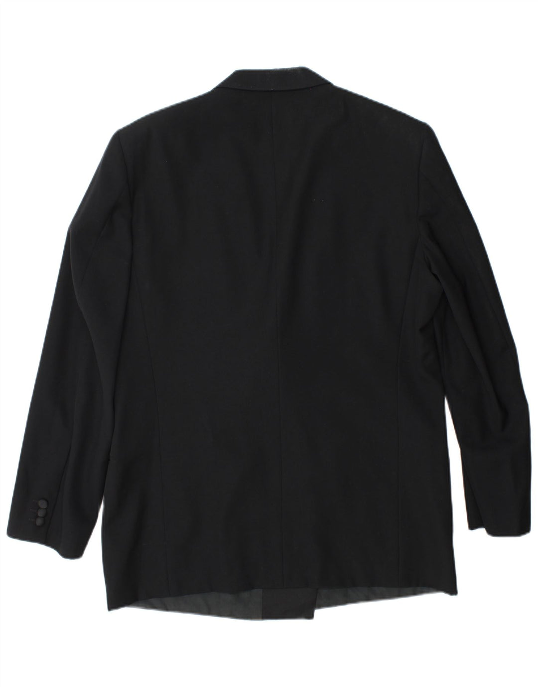 Egon Von Furstenberg Masculino Reino Unido 40 Grande W32 L32 Lã Virgem Preta