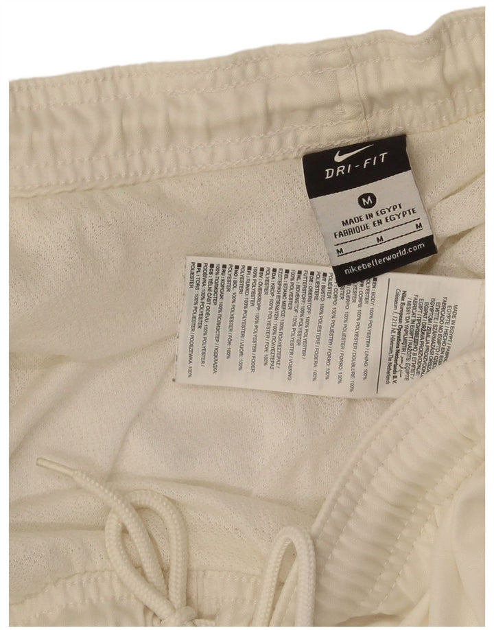 Nike Mens Dri Fit Sport Shorts Médio Branco Poliéster